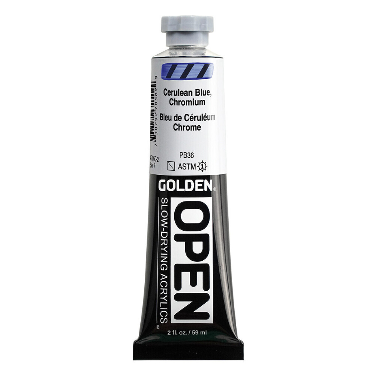 Akrylová barva Golden Open Slow Drying 59 ml - Cerulean Blue Chromium 7050