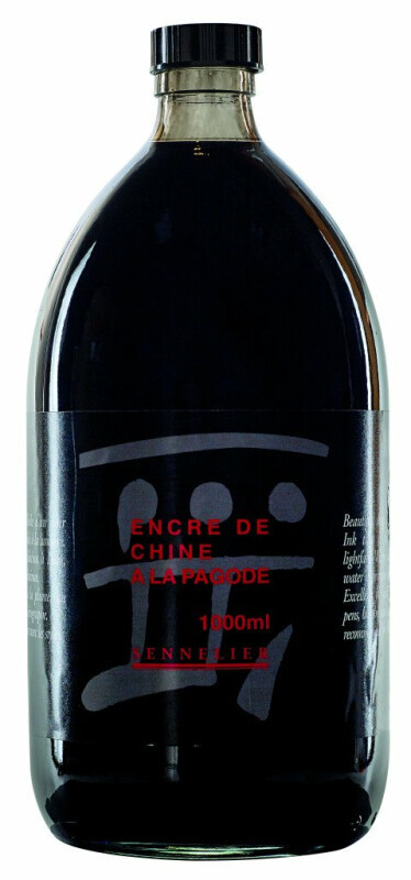 Sennelier Indický černý inkoust 1000ml