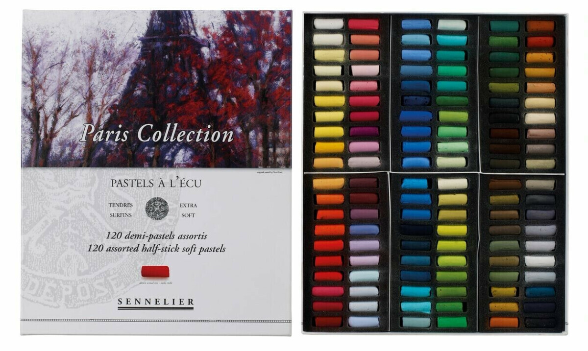 Suchý pastel Sennelier - sada 120 ks 1/2 Paris col