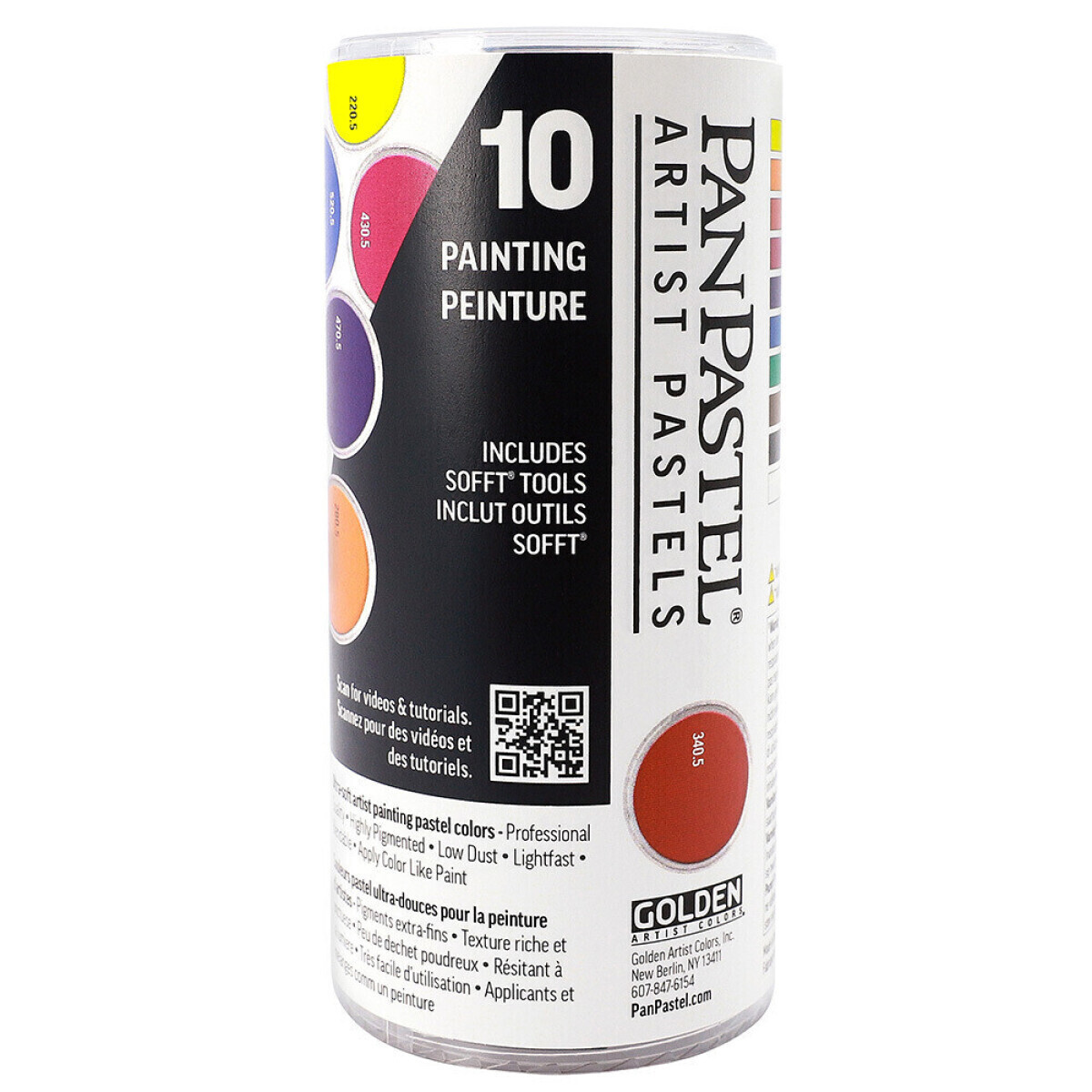 PanPastel Painting Set - sada základních odstínů pro kresbu, 10 odstínů