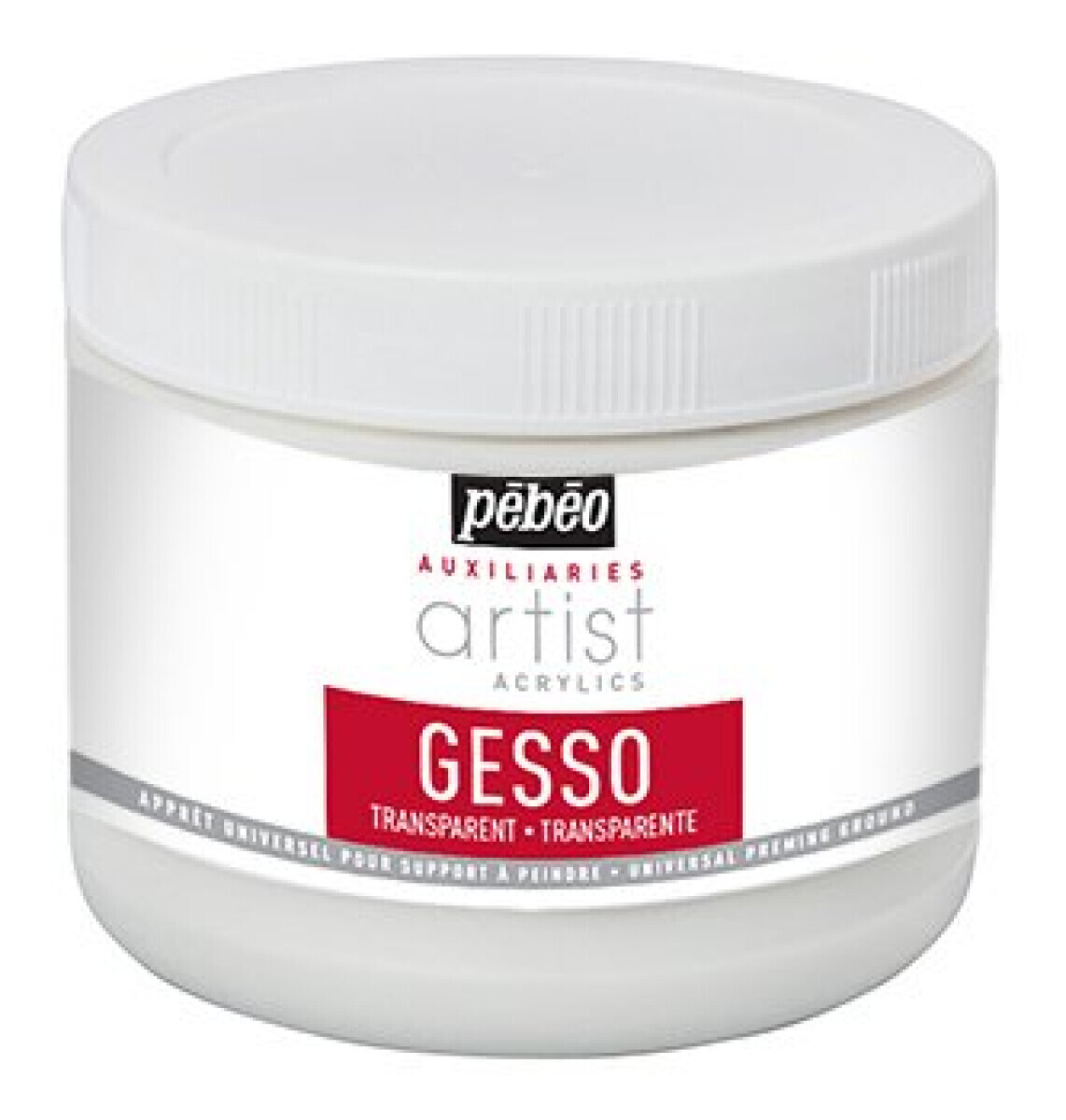 Gesso Transparent pro akrylové barvy 500 ml