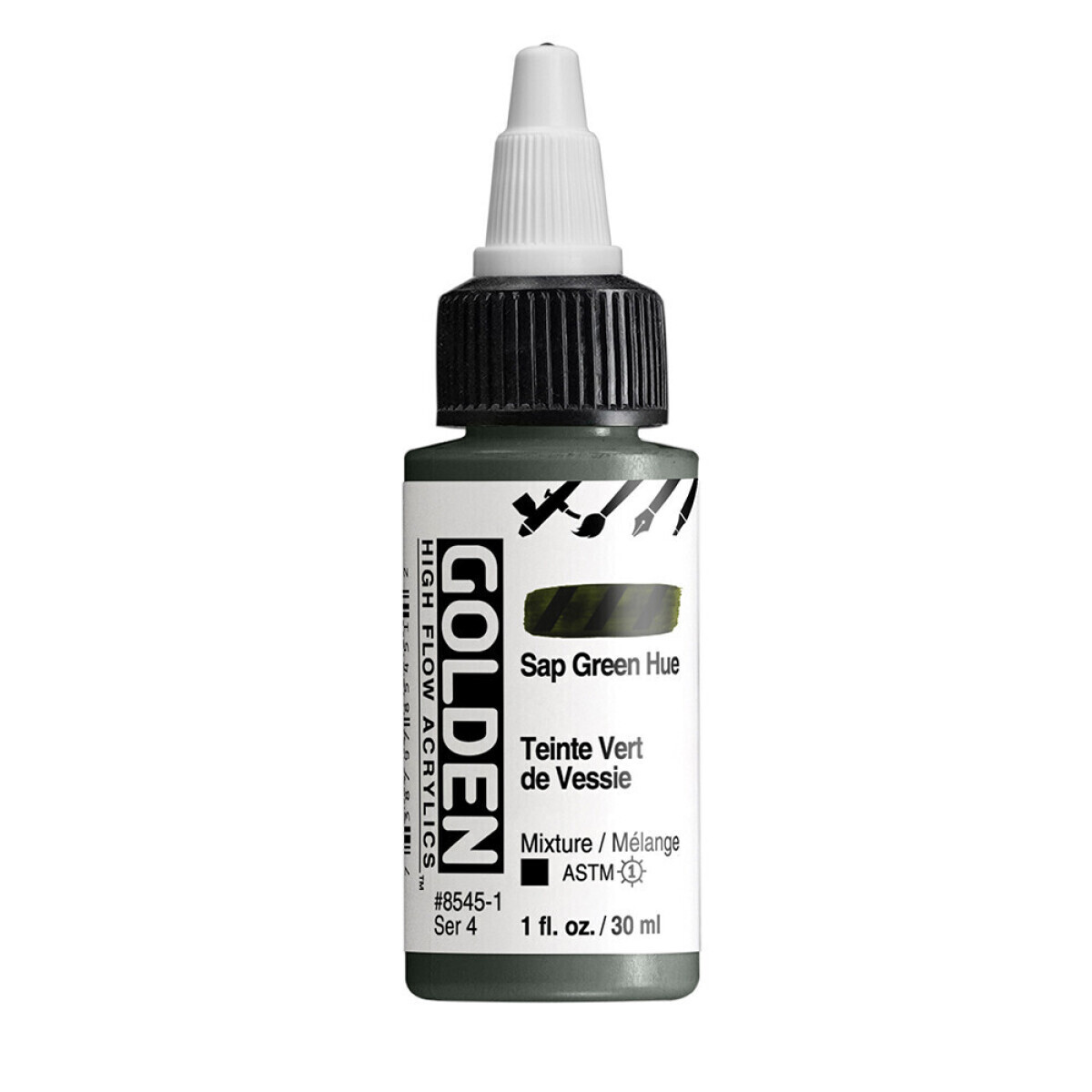 Akrylová barva Golden High Flow 30 ml - Sap Green Hue 8545