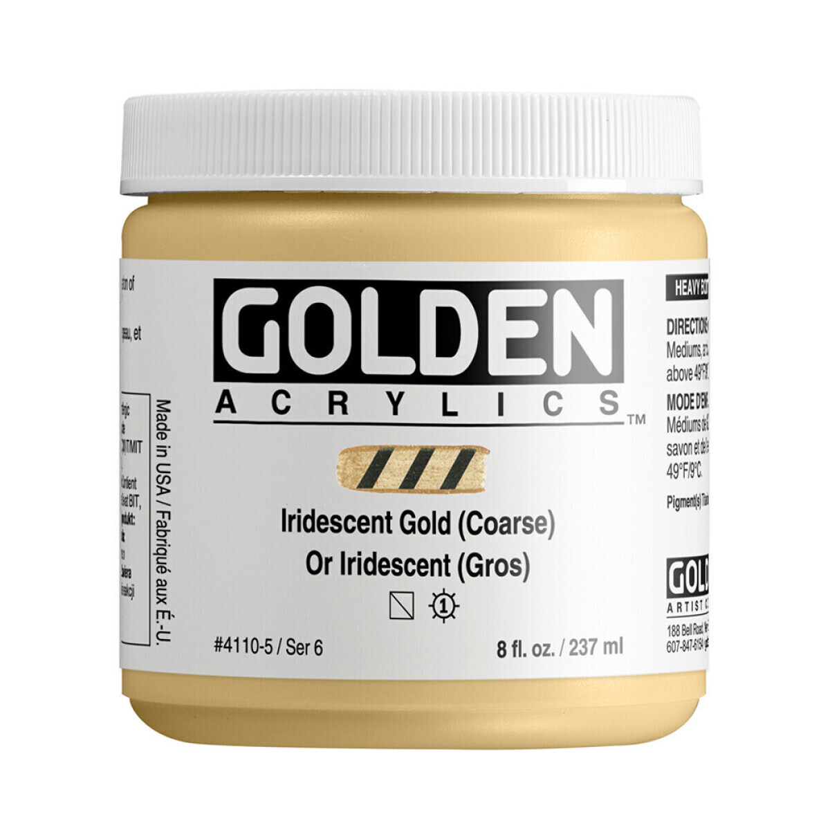 HB IRIDESC.GOLD (COARSE) 237ML 4110