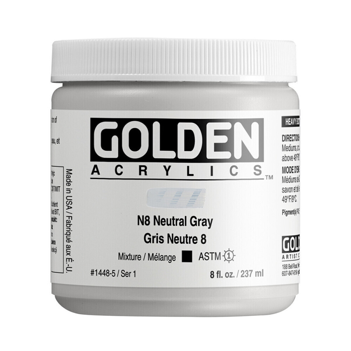 HB N8 NEUTRAL GRAY 237 ML 448