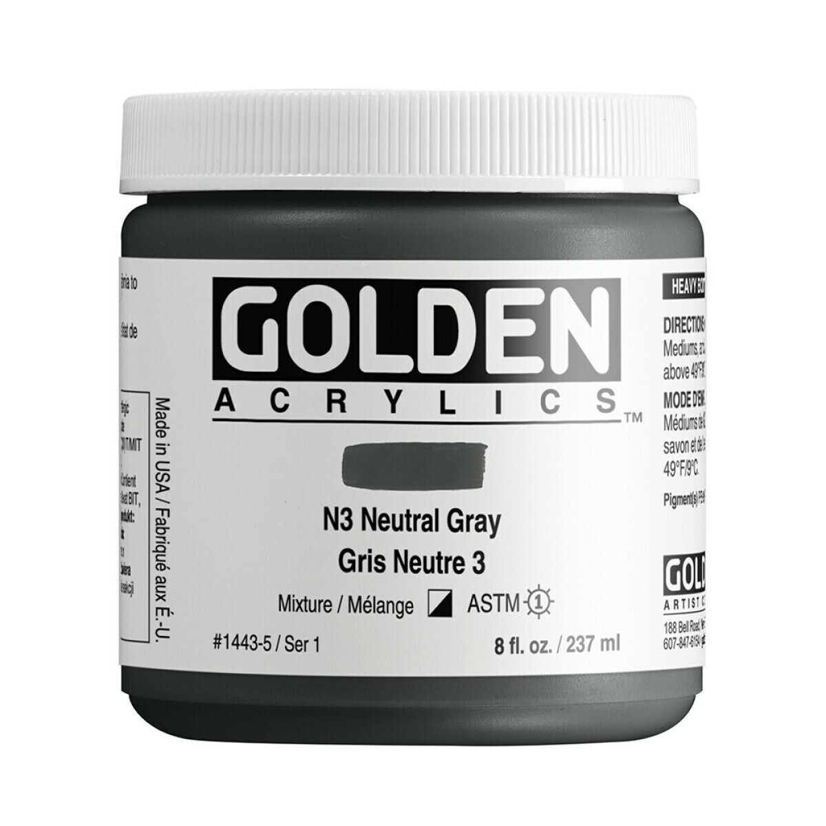 HB N3 NEUTRAL GRAY 237 ML 443