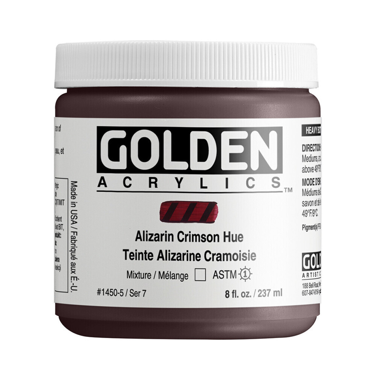 HB ALIZARIN CRIMSON HUE 237 ML 450
