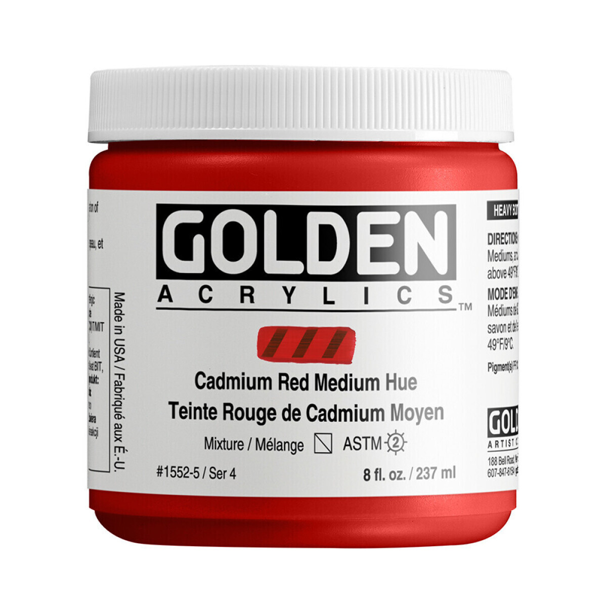 HB CADM. RED MEDIUM HUE 237 ML 552