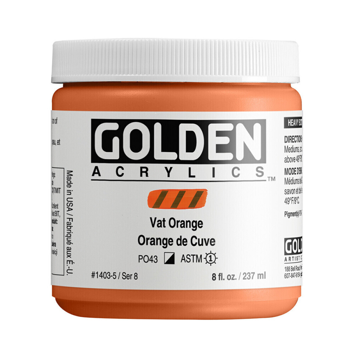 HB VAT ORANGE 237 ML 403