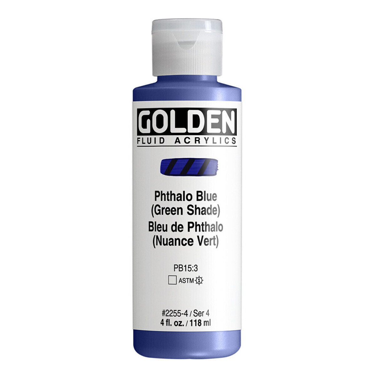 Akrylová barva Golden Fluid 118 ml  - Phthalo Blue (Green Shade) 2255