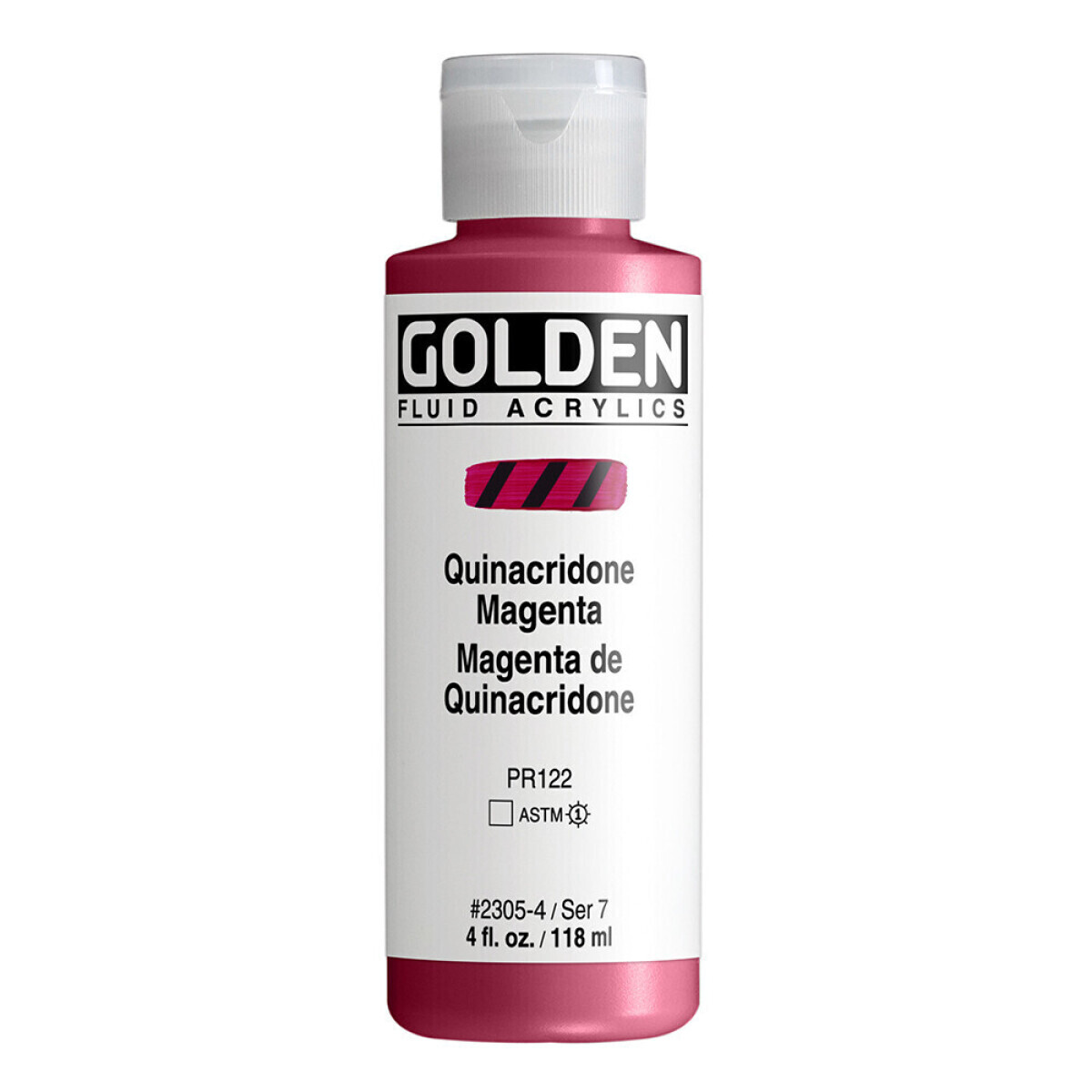 Akrylová barva Golden Fluid 118 ml - Quinacridone Magenta 2305