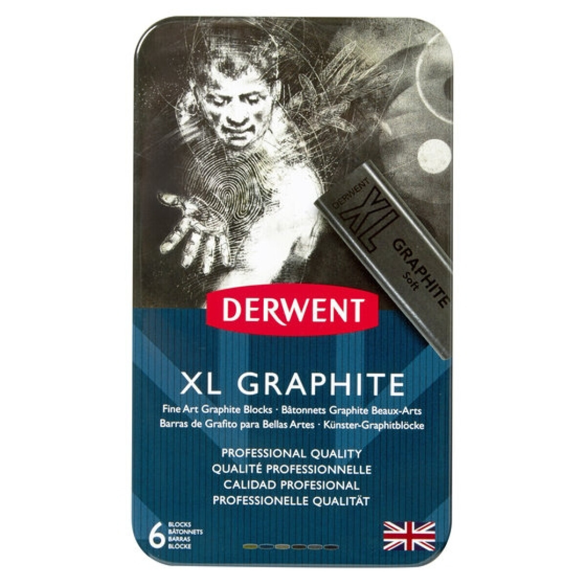 Sada XL GRAPHITE bloků - 6ks