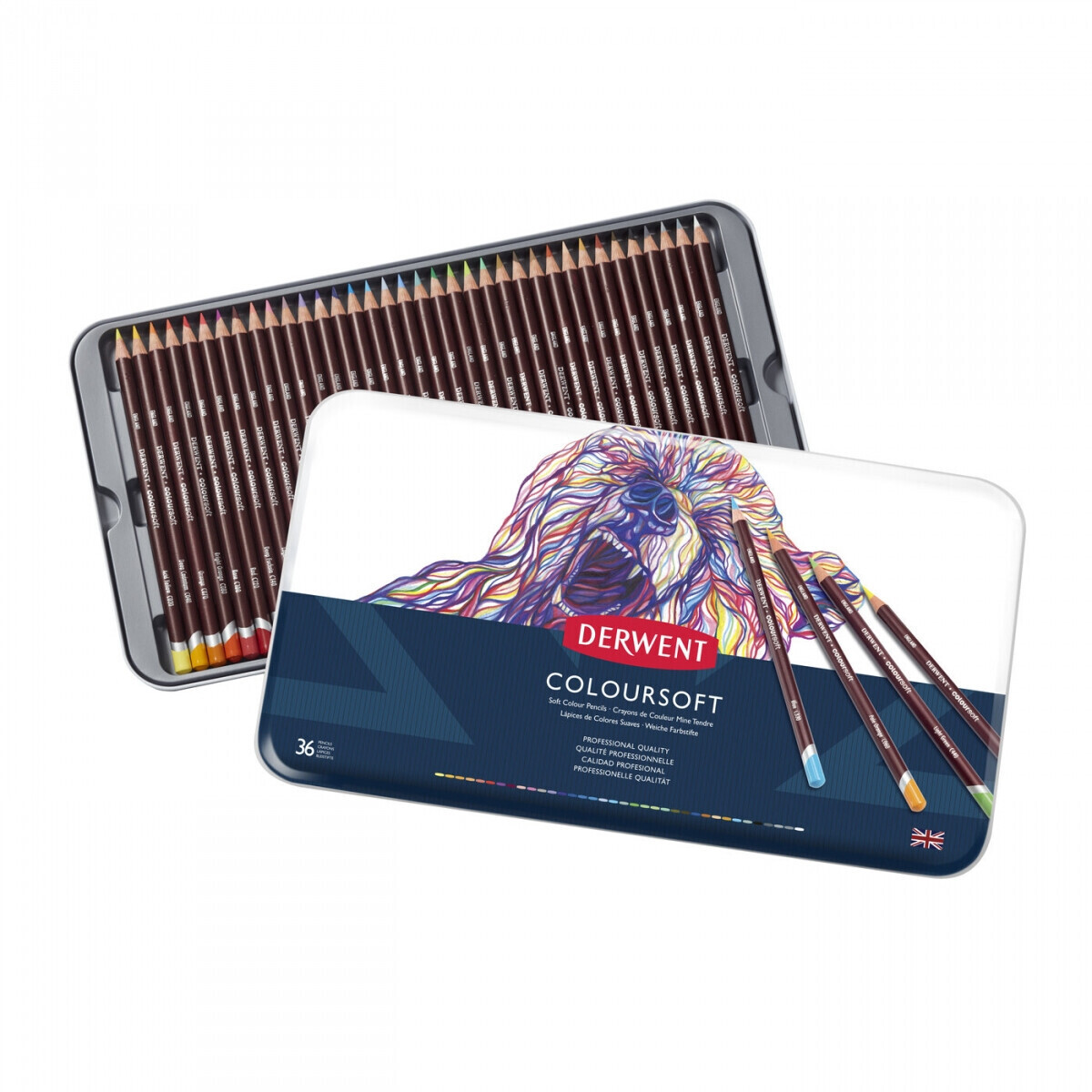 Sada měkkých pastelek Coloursoft 36ks