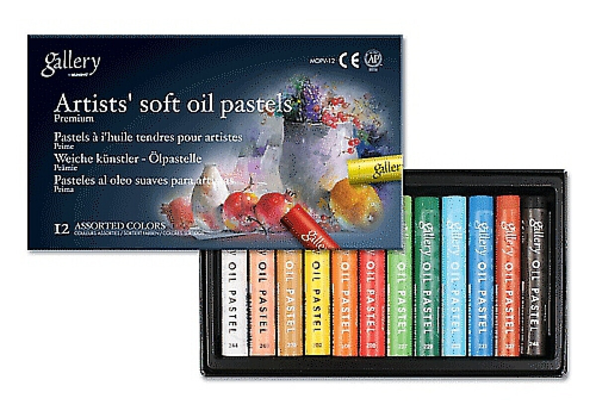 Olejový pastel Gallery Artist - sada 12 ks