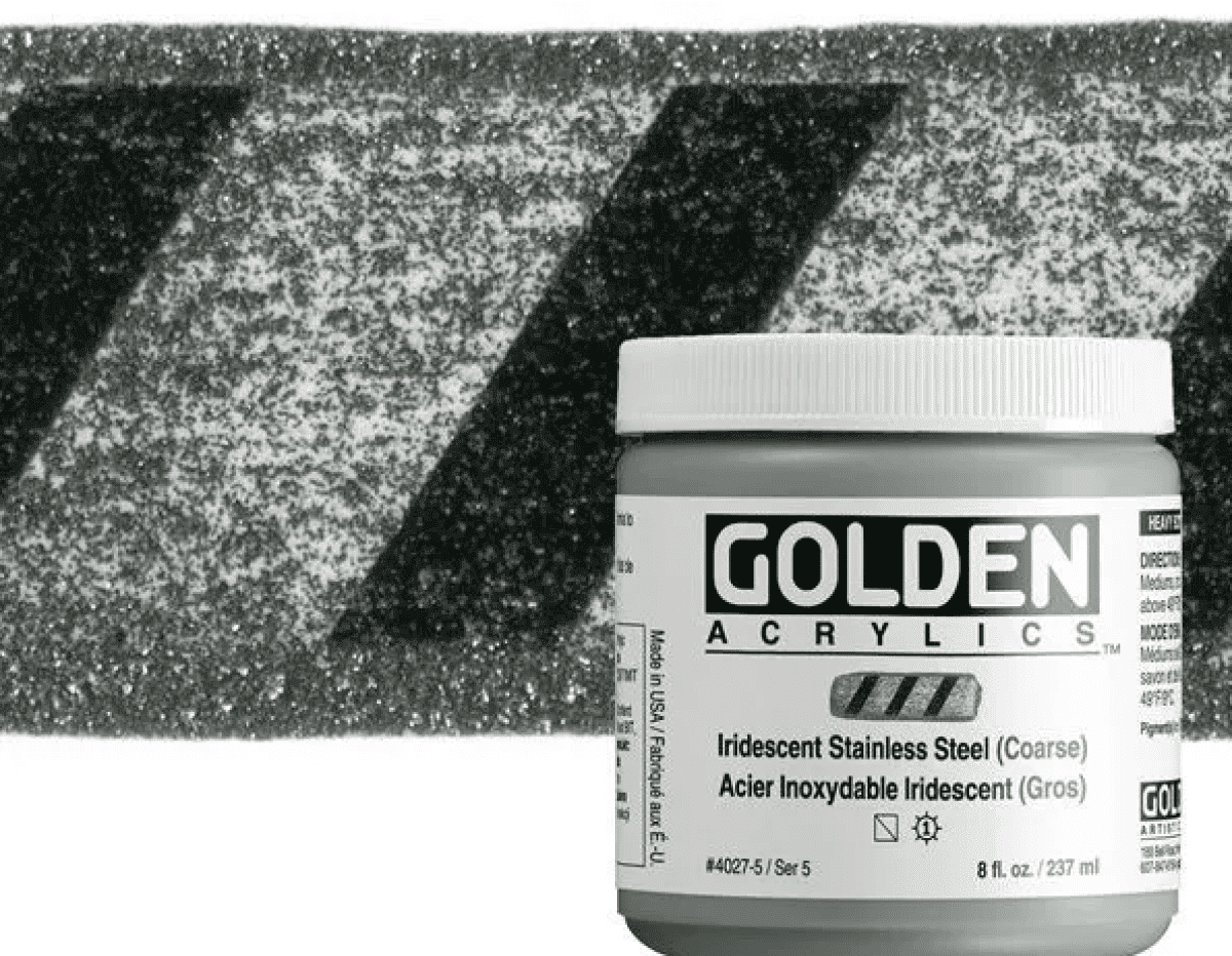 Akryl Golden HB 237ml – 4027 Iridescent Stainless Steel (Coarse)