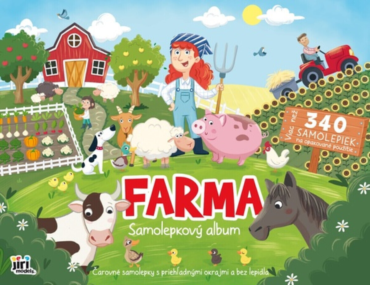 Zabávaj sa a nalepuj zas a znovu! Farma