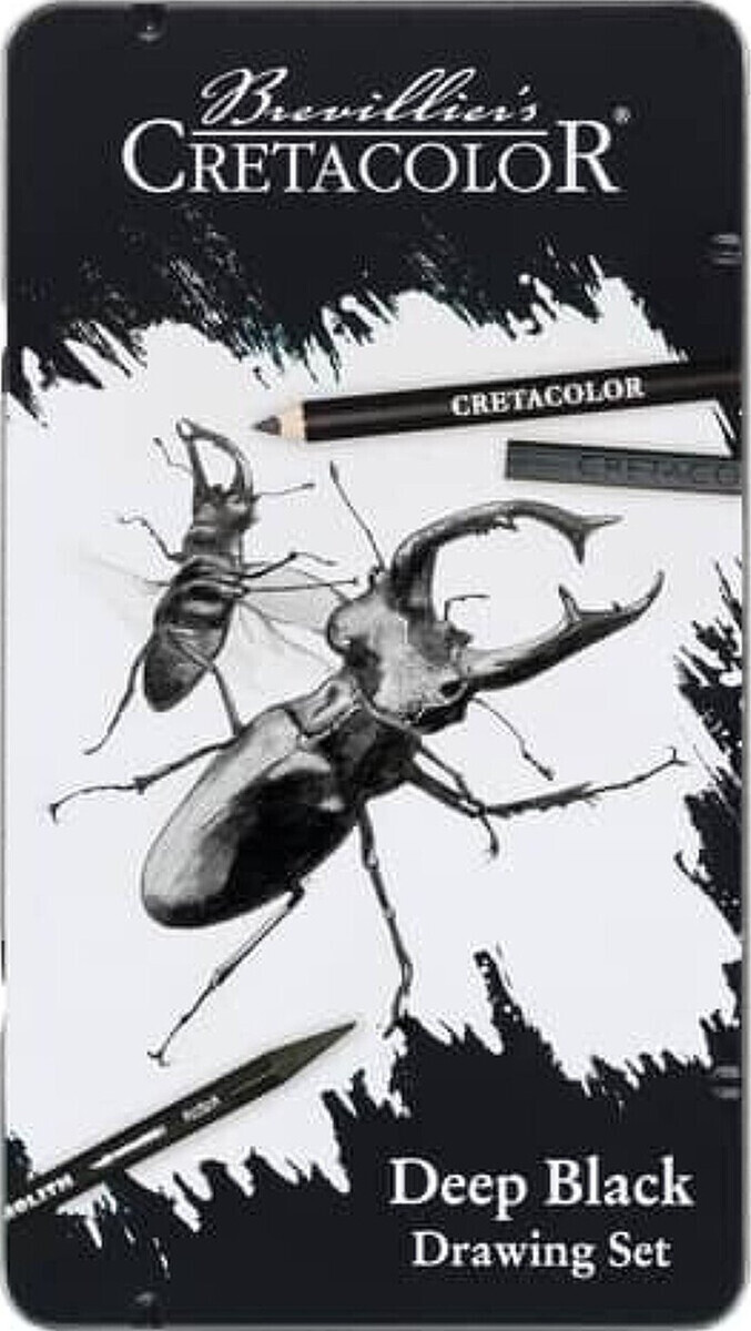 Cretacolor Deep Black Drawing set (10ks)