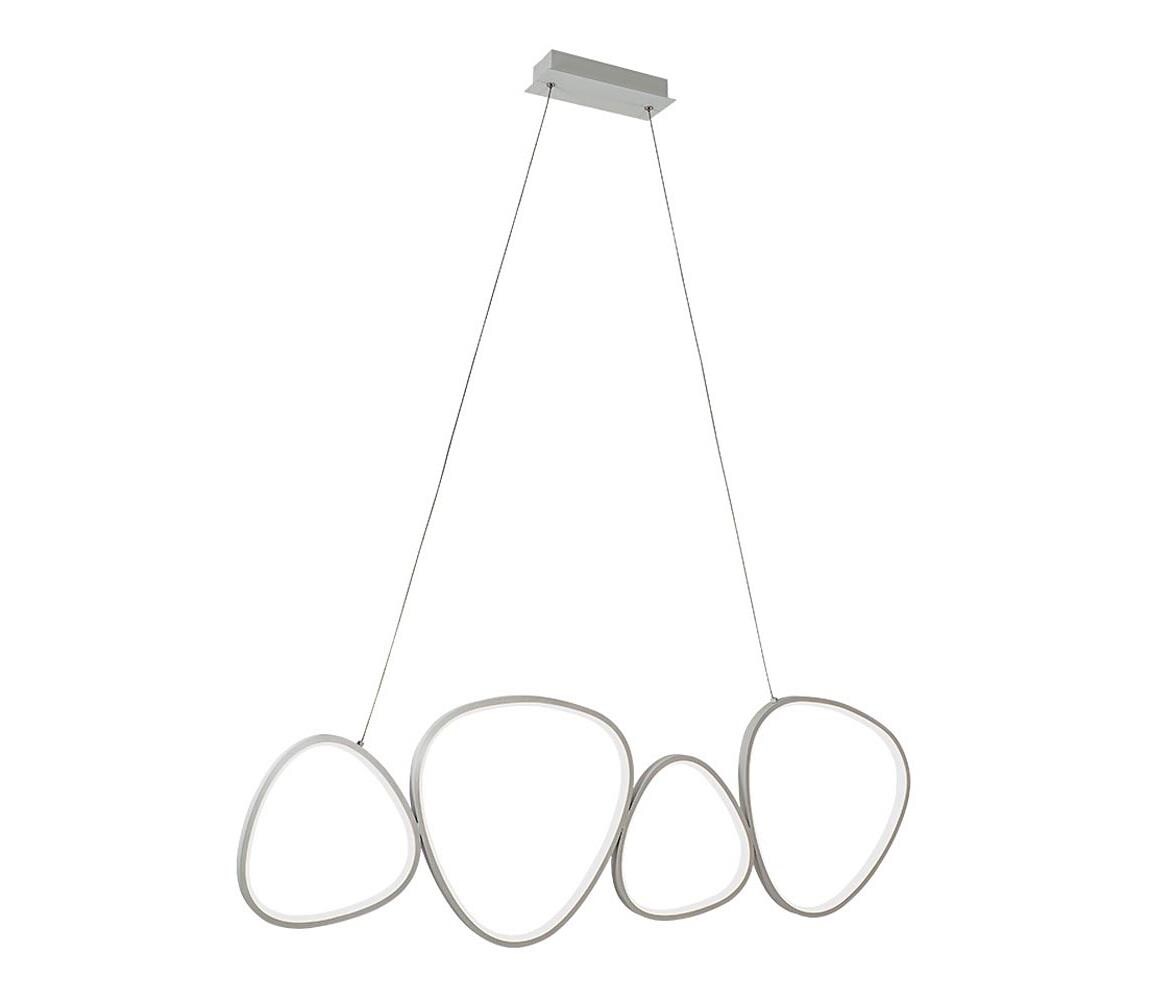 Viokef Lighting LED Lustr na lanku HELIX LED/50W/230V stříbrná 4301700