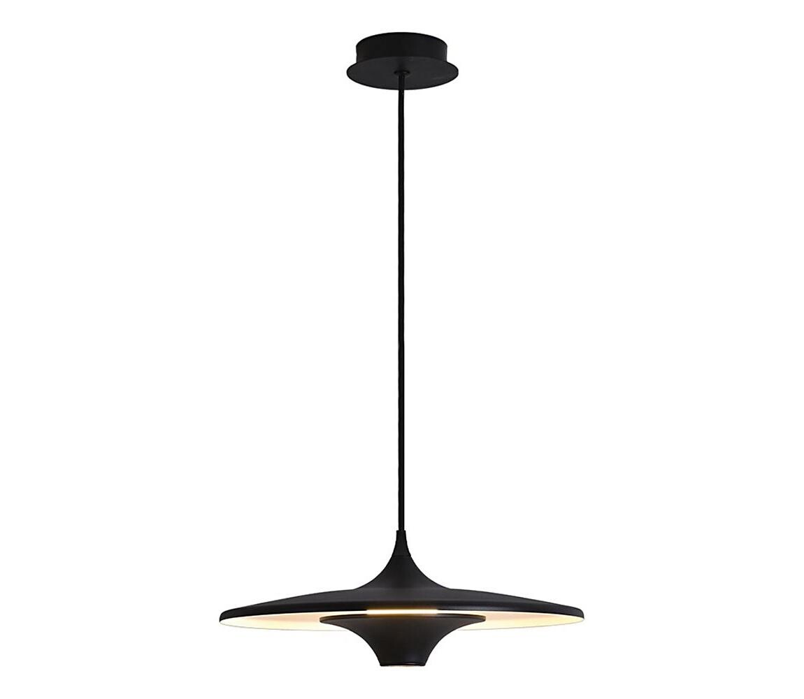 Viokef Lighting LED Lustr na lanku RENE LED/19W/230V CRI 90 černá 4319501
