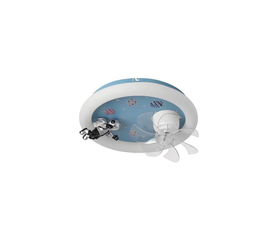 Eurolamp LED Dětské stm str svítidlo s látorem LED/48W/230V 3000/4000/6000K modrá 300-25058