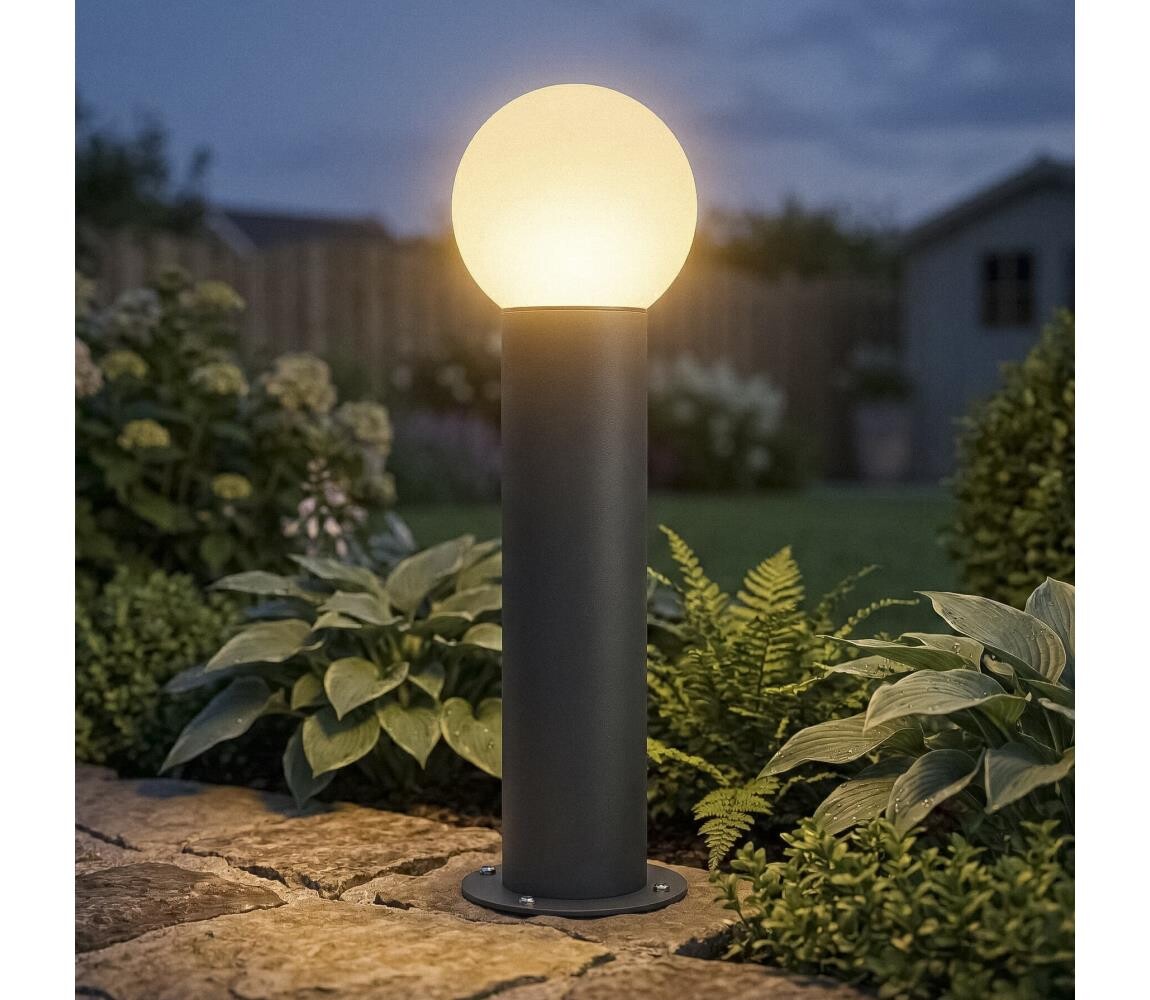 46083 - Venkovní lampa STONO 1xE27/15W/230V 50 cm IP65 antracit 46083