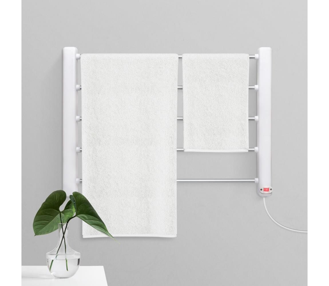 Elektrický sušák na ručníky 65W/230V 60x43,2 cm IPX1 bílá BW3001