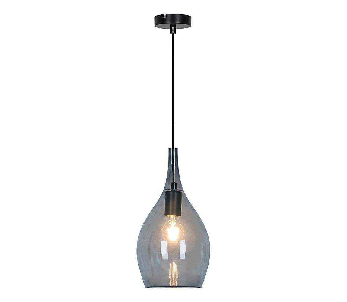Viokef Lighting Lustr na lanku NEXT 1xE27/40W/230V kouřová černá 4306400