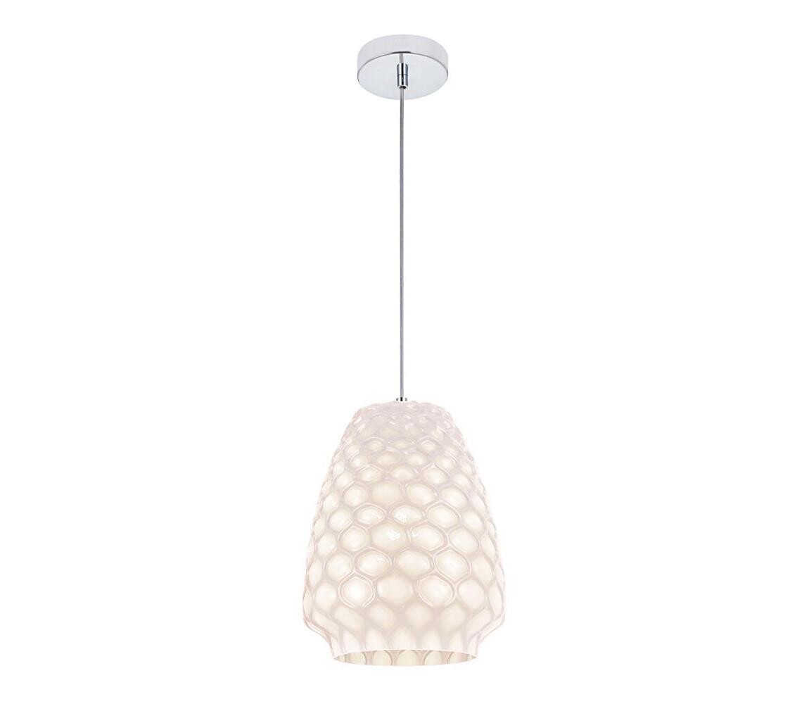 Viokef Lighting Lustr na lanku FELICIA 1xE27/60W/230V bílá 4339600