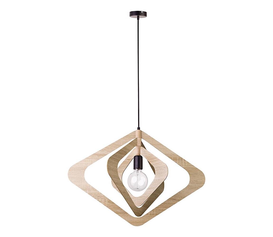 Viokef Lighting Lustr na lanku ROXIE 1xE27/15W/230V hnědá 4184300