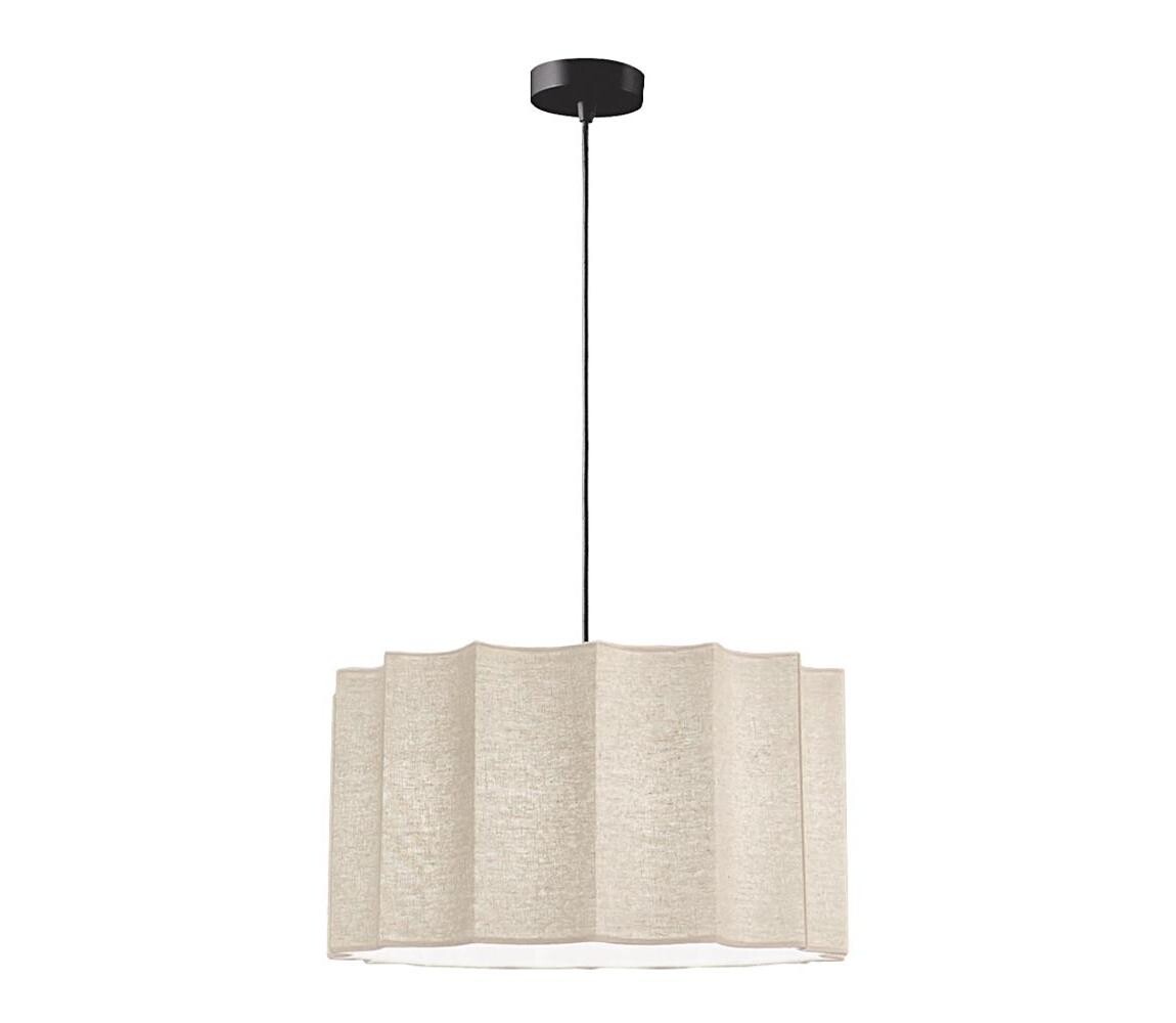 Viokef Lighting Lustr na lanku WAVY 1xE27/14W/230V béžová 4349900