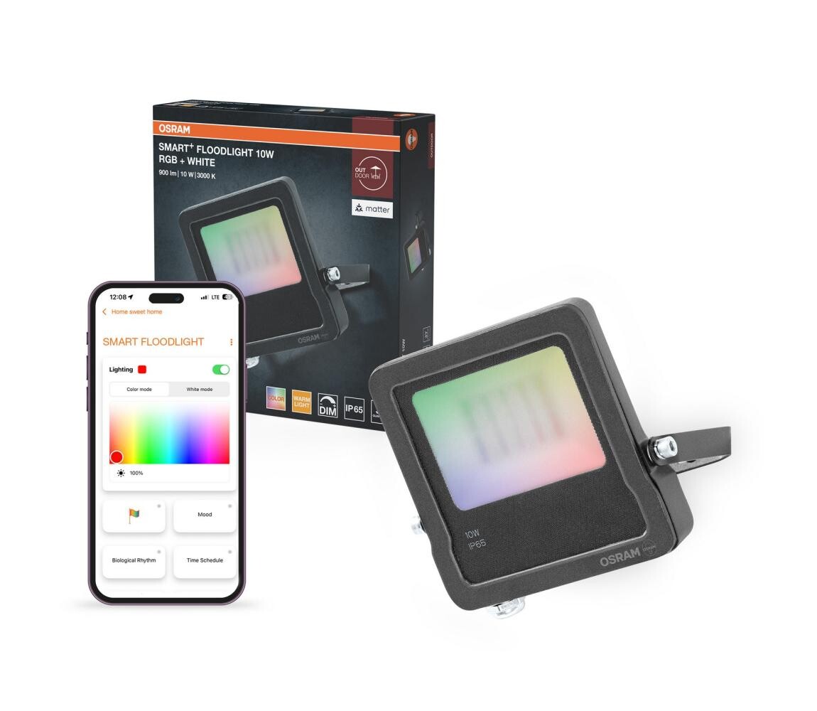 Osram - LED RGBW Stmív. reflektor SMART+ FLOODLIGHT LED/10W/230V IP65 Wi-Fi 4099854739903