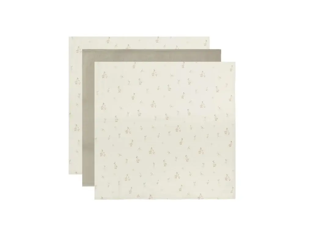 Bebe-jou LUMA Mušelínová plenka 70x70 cm set 3ks Dear Goose