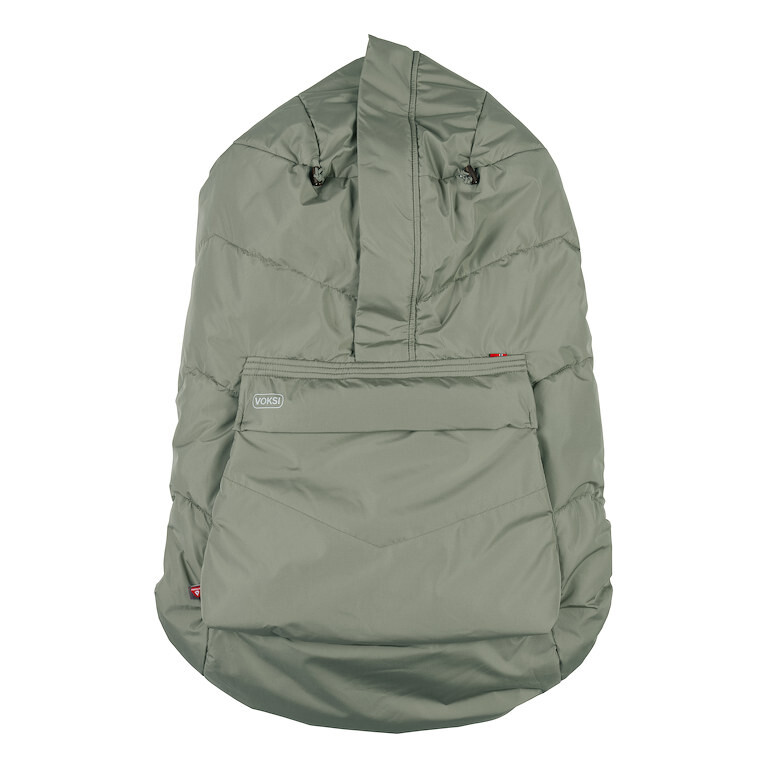 Voksi Carrier Cover meadow green, zateplený kryt na nosítka