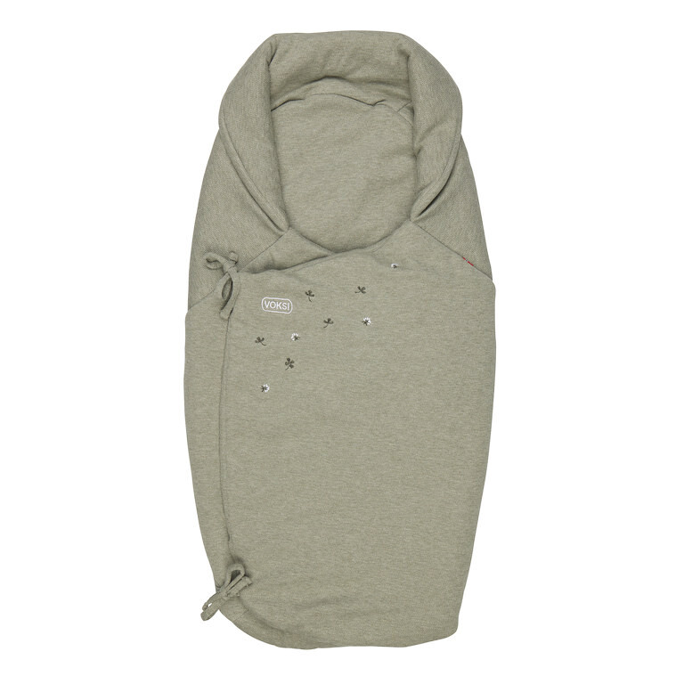 Voksi Wool Wrap meadow green, zavinovačka a fusak