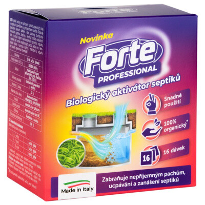 Forte Professional biologický aktivátor septiků 16 dávek