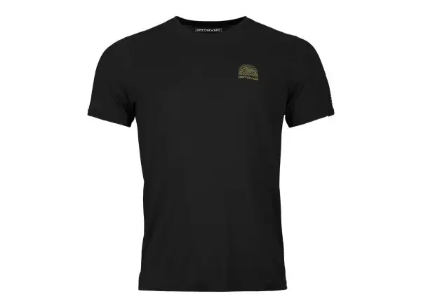 Ortovox 120 Cool Tec Mtn Stripe pánské triko Black Raven vel. L