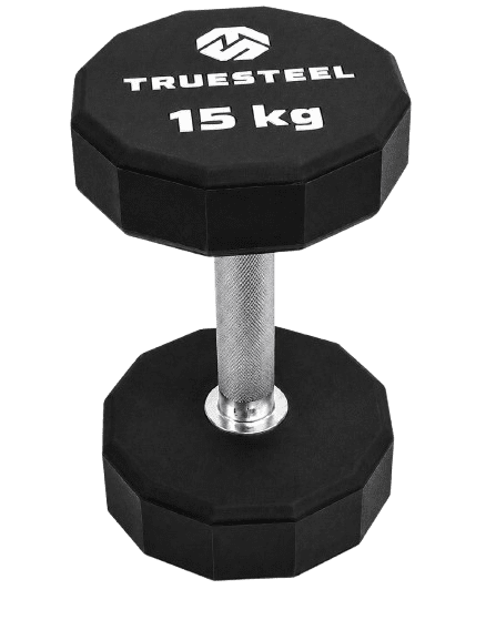 TRUESTEEL CPU Dvanáctihranné jednoruční činky Váha: 2,5 kg
