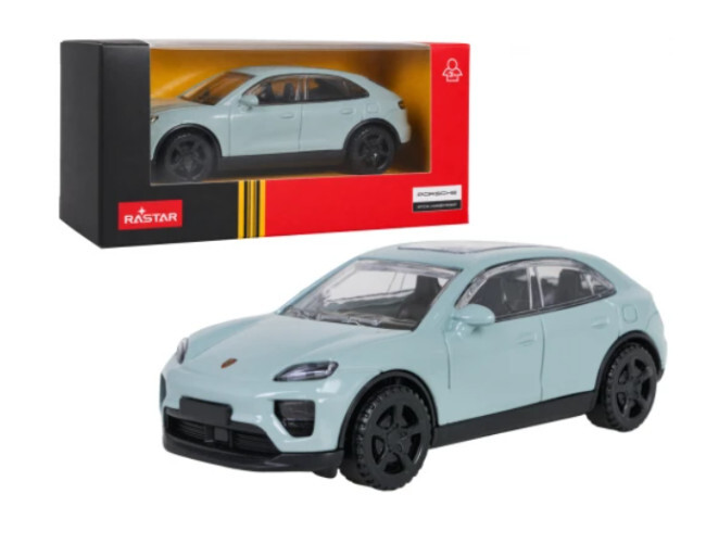 Model auta Porsche Macan 1:43 RASTAR modré