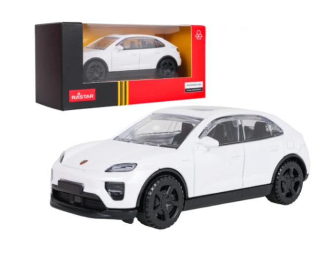 Model auta Porsche Macan 1:43 RASTAR bílé