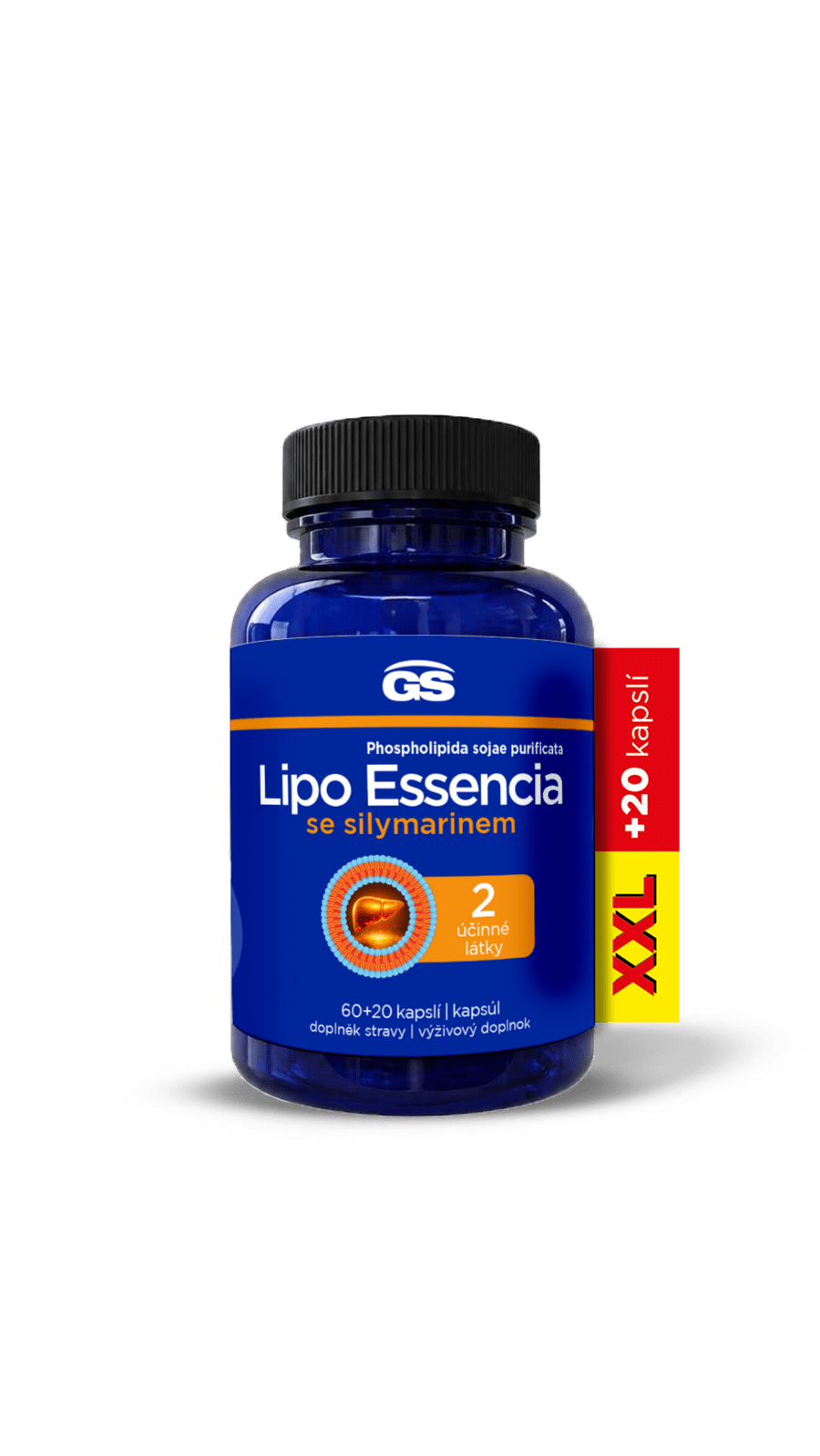 GS Lipo Essencia se silymarinem 80 x 260 mg