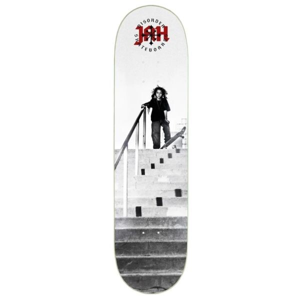 Sk8 Deska Disorder Skateboards Jah - Bílá - 8.25