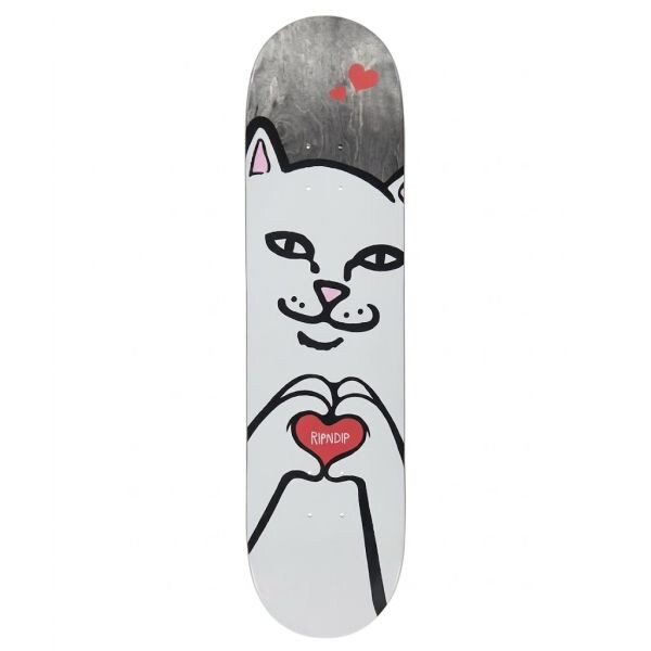 Sk8 Deska Ripndip Lord Nermal Loves - Bílá - 8.0