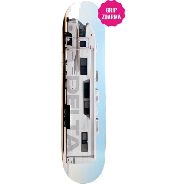 Sk8 Deska Delta Motorhome - Bílá - 7.5