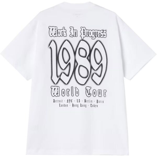Triko Carhartt Wip World Tour S/S - Bílá - L