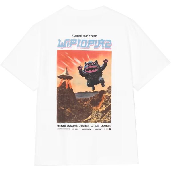 Triko Carhartt Wip Wiptopia Ii S/S Wms - Bílá - M