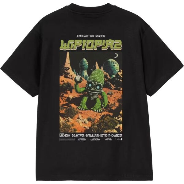 Triko Carhartt Wip Wiptopia Ii S/S Wms - Černá - M