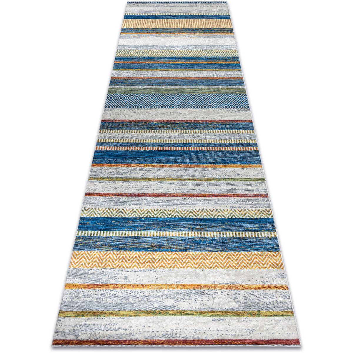 Rugsx  ANDRE mycí kobereček 35950 Linky, geometrický p 80x200 cm  Modrá
