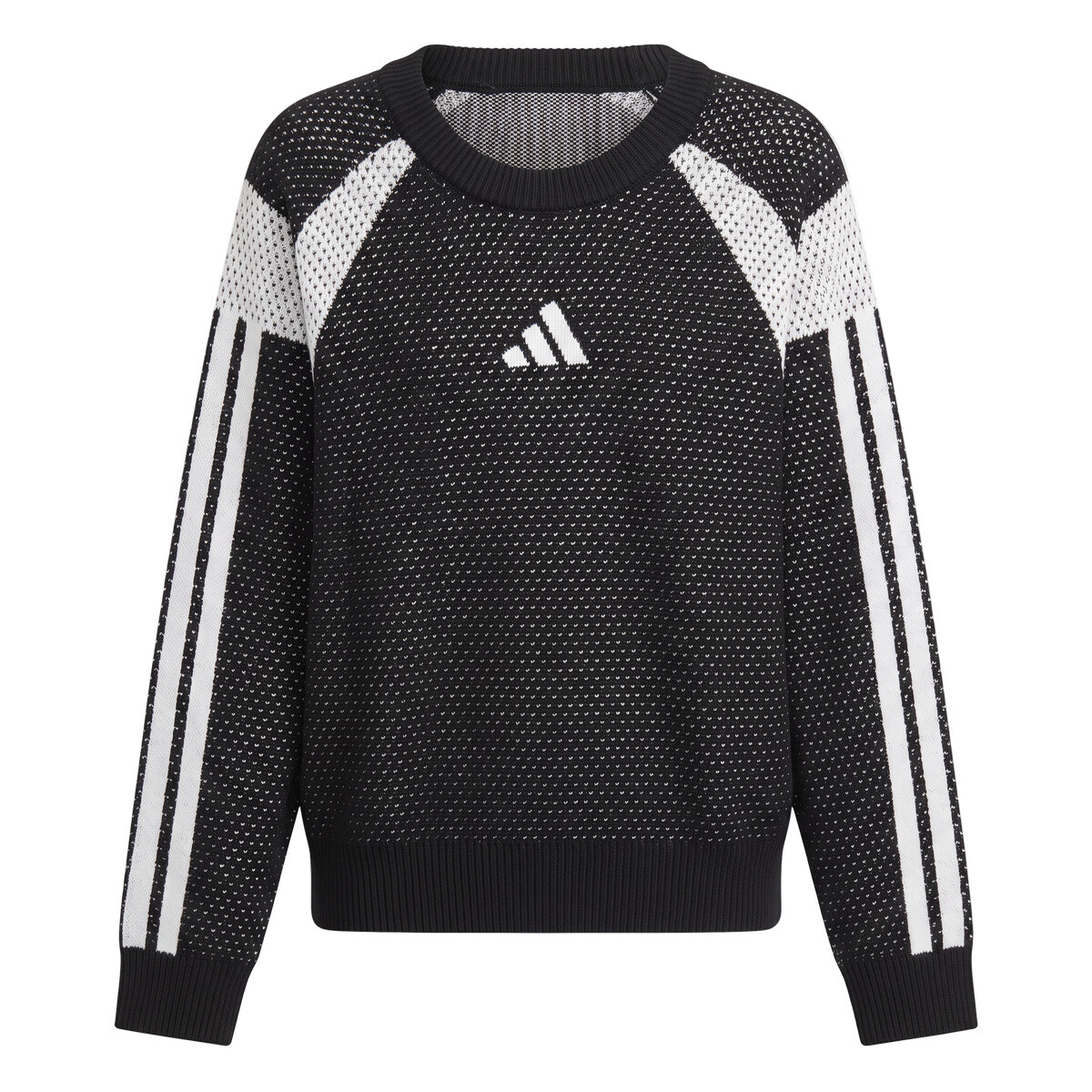 adidas  HOUSE OF TIRO KNITTED CREW Sweatshirt  Černá
