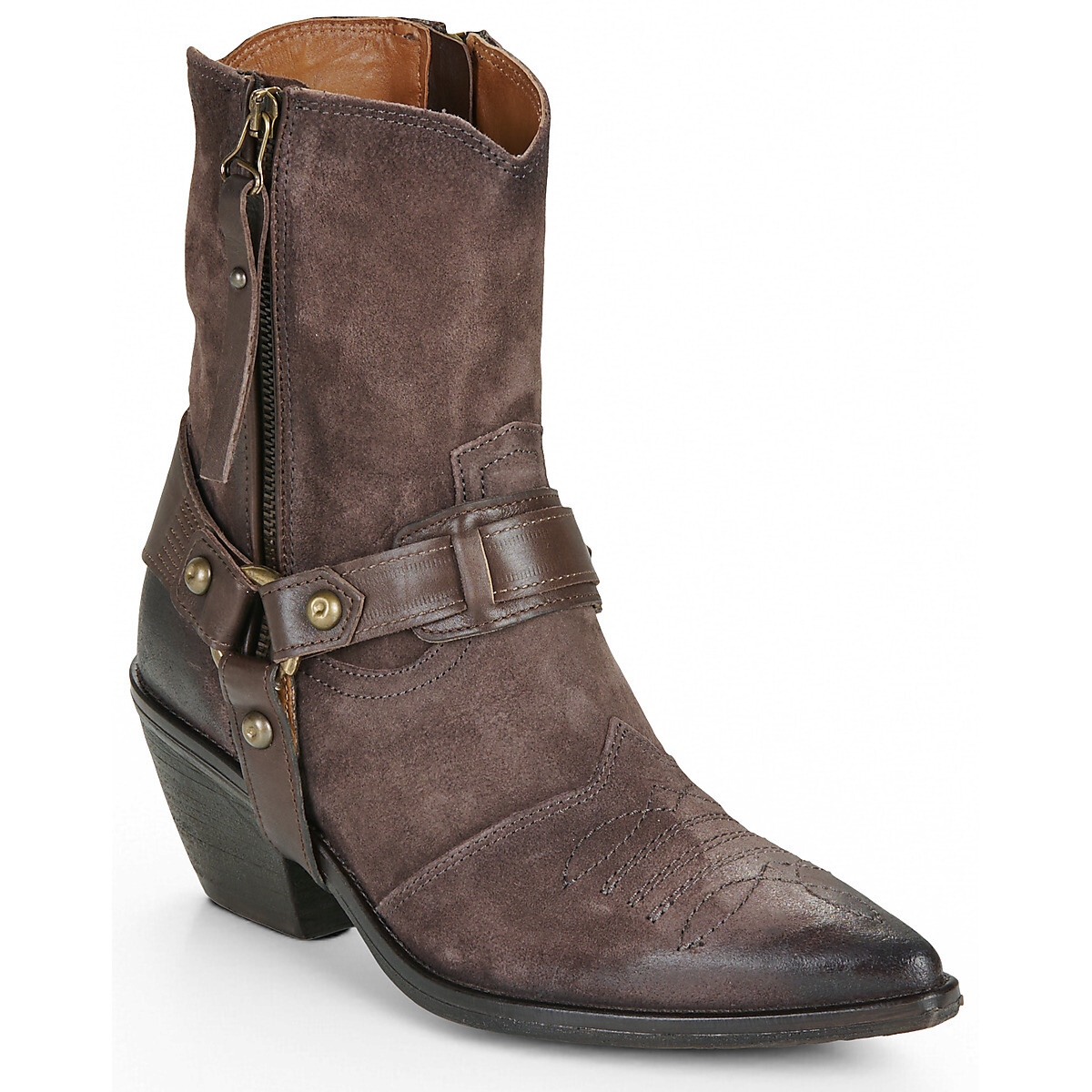 Airstep / A.S.98  COUNTRY BUCKLE  Hnědá