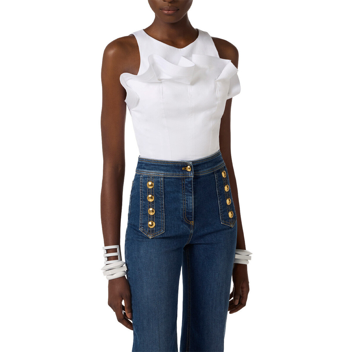 Elisabetta Franchi  to05462e2-100  Bílá