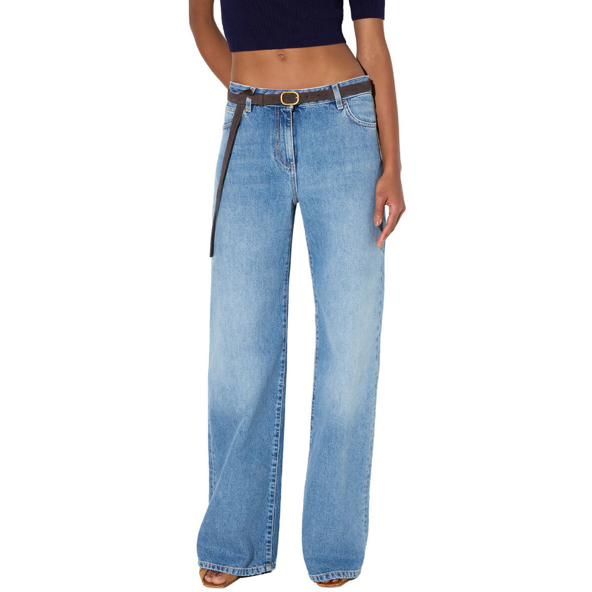 Elisabetta Franchi  pj20n66e2-139  Modrá